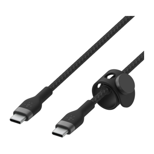 Кабель с оплёткой и ремешком Belkin BoostCharge Pro Flex USB-C (USB 2.0) (2 м) (CAB011) - изображение 3