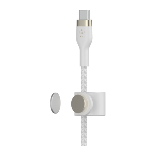 Кабель с оплёткой и ремешком Belkin BoostCharge Pro Flex USB-C (USB 2.0) (3 м) (CAB011) - изображение 2