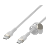 Кабель с оплёткой и ремешком Belkin BoostCharge Pro Flex USB-C (USB 2.0) (3 м) (CAB011) - миниатюра 3