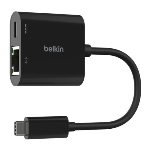 Переходник Belkin Connect USB-C — Gigabit Ethernet, USB-C (INC019) - изображение 1
