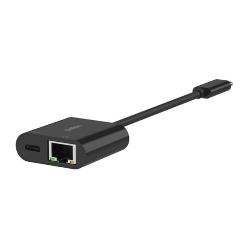 Переходник Belkin Connect USB-C — Gigabit Ethernet, USB-C (INC019) - изображение 3