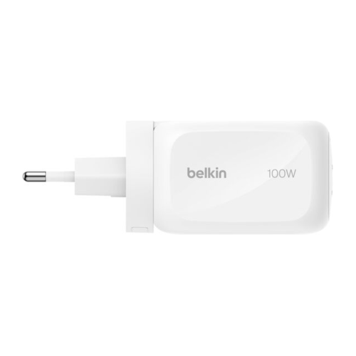 Сетевое зарядное устройство Belkin BoostCharge Pro мощностью 100 Вт (2 USB-C, USB-A) (GaN) (WCH016) - изображение 1