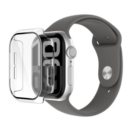Прозрачный чехол с защитным стеклом Belkin ScreenForce TemperedCurve для Apple Watch 42 мм - изображение 1