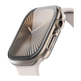 Прозрачный чехол с защитным стеклом Belkin ScreenForce TemperedCurve для Apple Watch 46 мм - изображение 2