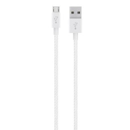 Кабель с оплёткой Belkin Mixit Metallic USB-A — Micro-USB-A (1,2 м) (F2CU021)