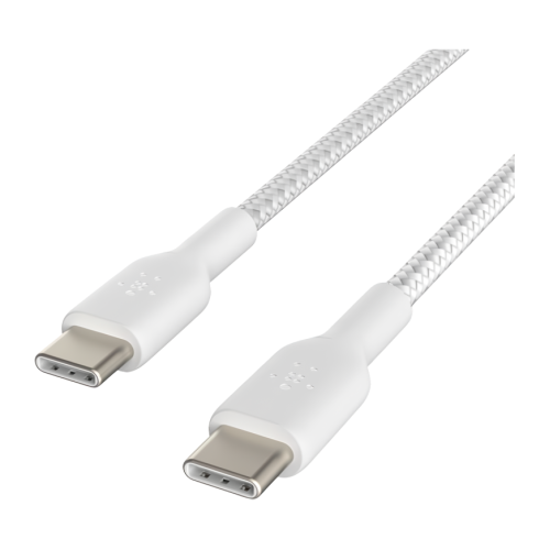 Кабель с оплёткой Belkin BoostCharge USB-C (USB 2.0) (1 м) (2 шт.) (CAB004) - изображение 1