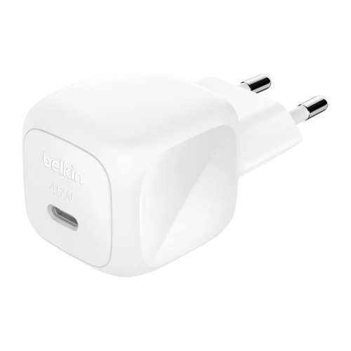 Сетевое зарядное устройство Belkin BoostCharge мощностью 45 Вт (USB-C) и кабель USB-C (1 м) (WCA013) - изображение 4