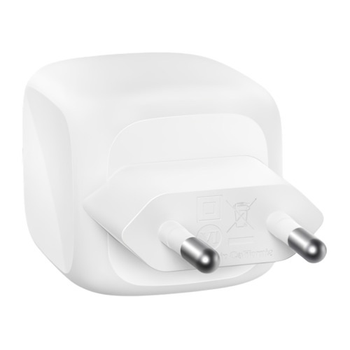 Сетевое зарядное устройство Belkin BoostCharge Pro мощностью 50 Вт (2 USB-C) (GaN) (WCH019) - изображение 3