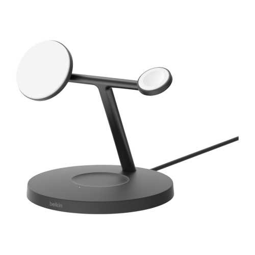 Зарядная станция MagSafe Belkin BoostCharge Pro для iPhone, Apple Watch и AirPods (Qi2) (WIZ032, EU) - изображение 1