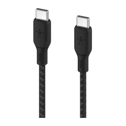 Кабель с оплёткой Belkin BoostCharge USB-C (USB 2.0) (3 м) (CAB014) - изображение 1