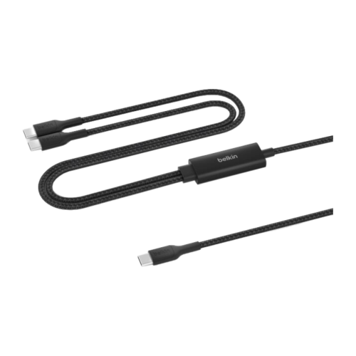 Кабель с оплёткой Belkin BoostCharge Pro USB-C — 2 USB-C (USB 2.0) (1,5 м) (CAC004) - изображение 1