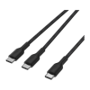 Кабель с оплёткой Belkin BoostCharge Pro USB-C — 2 USB-C (USB 2.0) (1,5 м) (CAC004) - миниатюра 2