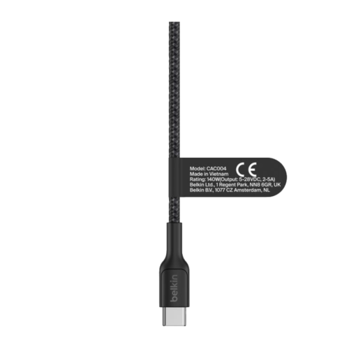 Кабель с оплёткой Belkin BoostCharge Pro USB-C — 2 USB-C (USB 2.0) (1,5 м) (CAC004) - изображение 3