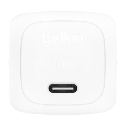 Сетевое зарядное устройство Belkin BoostCharge мощностью 20 Вт (USB-C) и кабель USB-C (1 м) (WCA009) - изображение 4