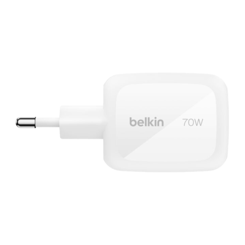 Сетевое зарядное устройство Belkin BoostCharge Pro мощностью 70 Вт (2 USB-C, USB-A) (GaN) (WCH018) - изображение 1