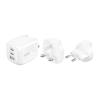 Сетевое зарядное устройство Belkin BoostCharge Pro мощностью 70 Вт (2 USB-C, USB-A) (GaN) (WCH018) - миниатюра 2