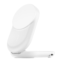 Зарядная станция MagSafe Belkin UltraCharge Round для iPhone и AirPods (Qi2.2) (WIZ039, EU)