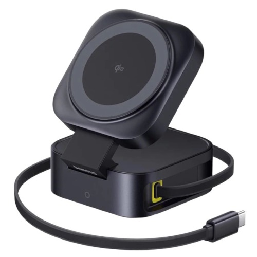 Адаптер Baseus PicoGo Series PicoGo 2-in-1 Qi2 67W (Black)