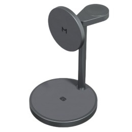 Беспроводное зарядное устройство Magssory Base Pro Qi2 3-in-1 (Dark Gray)