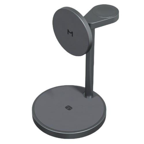 Беспроводное зарядное устройство Magssory Base Pro Qi2 3-in-1 (Dark Gray)