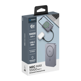 Внешний аккумулятор Deppa NRG Max 10000mAh (Серый) - изображение 3