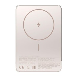 Внешний аккумулятор Xiaomi Super Slim Magnetic 5000mAh (Золотой) - изображение 1
