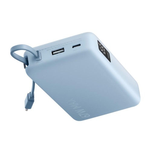 Внешний аккумулятор Xiaomi 67W (Integrated Cable) 20000mAh (Ледяной синий) - изображение 2