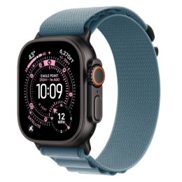Часы Apple Watch Ultra 3 GPS + Cellular 49mm Black Titanium Case, Alpine Loop (Light Blue) L