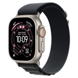 Часы Apple Watch Ultra 3 GPS + Cellular 49mm Natural Titanium Case, Alpine Loop (Black) M