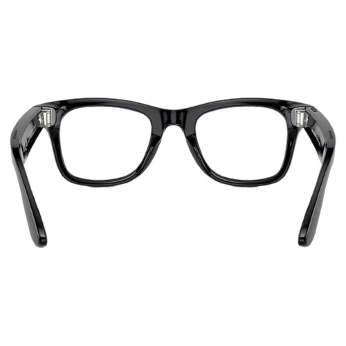 Умные очки Ray-Ban Wayfarer RW4006 (Глянцевая чёрная оправа, линзы прозрачные), размер M - изображение 1