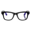 Умные очки Ray-Ban Wayfarer RW4006 (Глянцевая чёрная оправа, линзы прозрачные), размер M - миниатюра 3