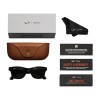 Умные очки Ray-Ban Wayfarer RW4006 (Глянцевая чёрная оправа, линзы прозрачные), размер M - миниатюра 4