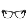 Умные очки Ray-Ban Wayfarer RW4008 (Матовая чёрная оправа, линзы с зелёным автозатемнением), размер L - миниатюра 2