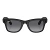 Умные очки Ray-Ban Wayfarer RW4006 (Матовая чёрная оправа, линзы поляризованные графитовый градиент), размер M