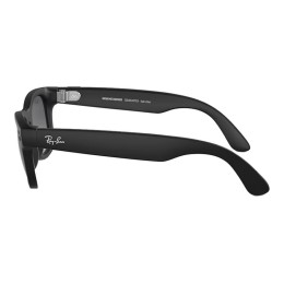 Умные очки Ray-Ban Wayfarer RW4006 (Матовая чёрная оправа, линзы поляризованные графитовый градиент), размер M - изображение 1