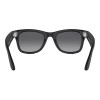 Умные очки Ray-Ban Wayfarer RW4006 (Матовая чёрная оправа, линзы поляризованные графитовый градиент), размер M - миниатюра 2