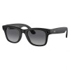 Умные очки Ray-Ban Wayfarer RW4008 (Матовая чёрная оправа, линзы поляризованные графитовый градиент), размер L - миниатюра 1