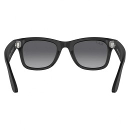 Умные очки Ray-Ban Wayfarer RW4008 (Матовая чёрная оправа, линзы поляризованные графитовый градиент), размер L - изображение 3