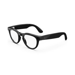 Умные очки Ray-Ban Headliner RW4009 (Глянцевая чёрная оправа, линзы прозрачные), размер M