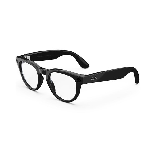Умные очки Ray-Ban Headliner RW4009 (Глянцевая чёрная оправа, линзы прозрачные), размер M