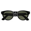 Умные очки Ray-Ban Headliner RW4009 (Глянцевая чёрная оправа, линзы поляризованные зелёные), размер M - миниатюра 4