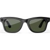 Умные очки Ray-Ban Wayfarer Gen 2 RW4012 (Глянцевая чёрная оправа, линзы зелёные), размер L - миниатюра 1
