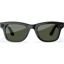 Умные очки Ray-Ban Wayfarer Gen 2 RW4012 (Глянцевая чёрная оправа, линзы зелёные), размер L - изображение 1