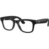 Умные очки Ray-Ban Wayfarer Gen 2 RW4012 (Матовая чёрная оправа, линзы прозрачные), размер L