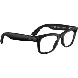 Умные очки Ray-Ban Wayfarer Gen 2 RW4012 (Матовая чёрная оправа, линзы прозрачные), размер L - изображение 2
