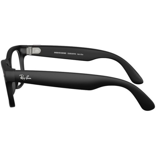 Умные очки Ray-Ban Wayfarer Gen 2 RW4012 (Матовая чёрная оправа, линзы прозрачные), размер L - изображение 4