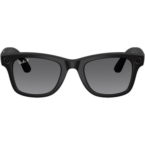 Умные очки Ray-Ban Wayfarer Gen 2 RW4012 (Матовая чёрная оправа, линзы поляризованные графитовый градиент), размер M