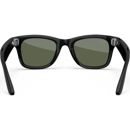 Умные очки Ray-Ban Wayfarer Gen 2 RW4012 (Глянцевая чёрная оправа, линзы зелёные), размер M - изображение 3