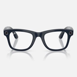 Умные очки Ray-Ban Wayfarer Gen 2 RW4012 (глянцевая синяя оправа, линзы с синим автозатемнением), размер M - изображение 2