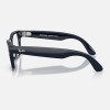 Умные очки Ray-Ban Wayfarer Gen 2 RW4012 (глянцевая синяя оправа, линзы с синим автозатемнением), размер M - миниатюра 3